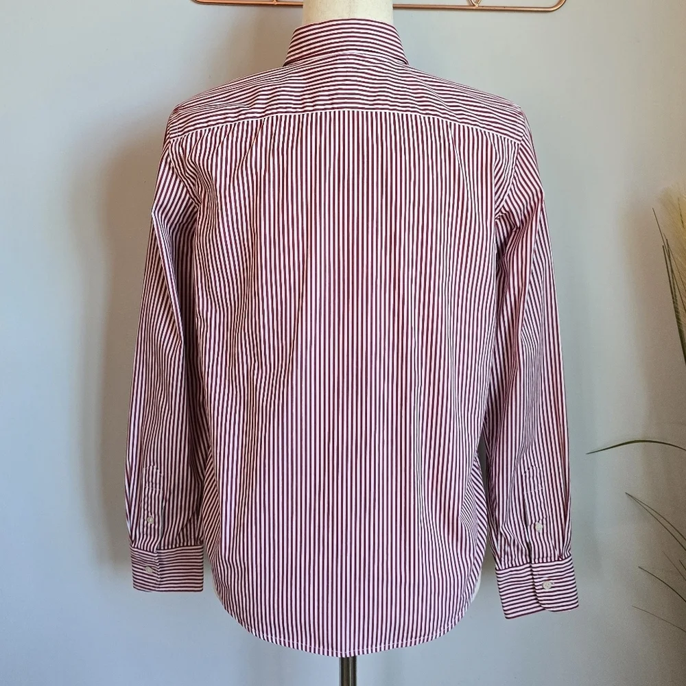 Ralph Lauren, LRL Relaxed Fit Striped Broadcloth Crest Logo Shirt, Size XS - Picture 8 of 11